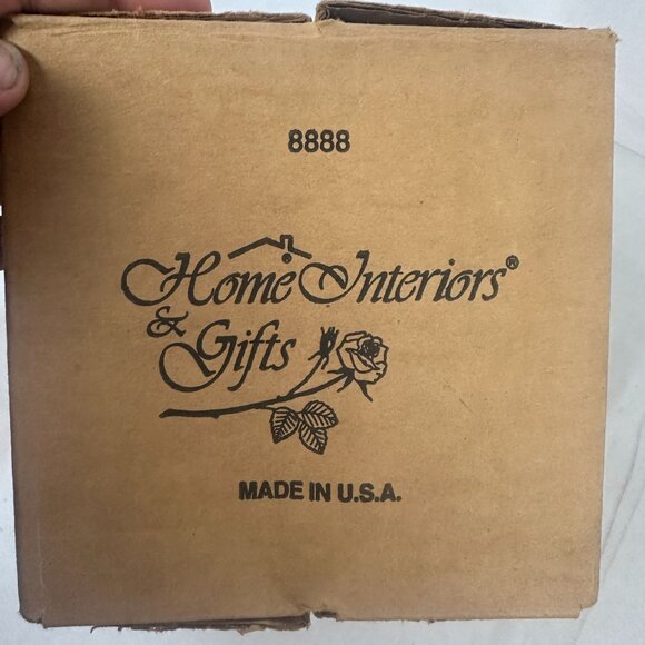 Set Of 6 Vintage Home Interiors Holiday Tumblers 12oz Winter Scene Printed Glass - Picture 3 of 8